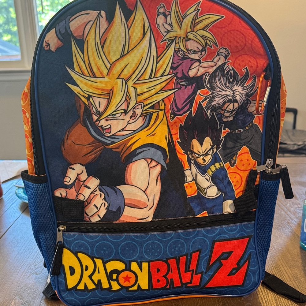 Dragon Ball Z Kids Backpack - Blue and Orange